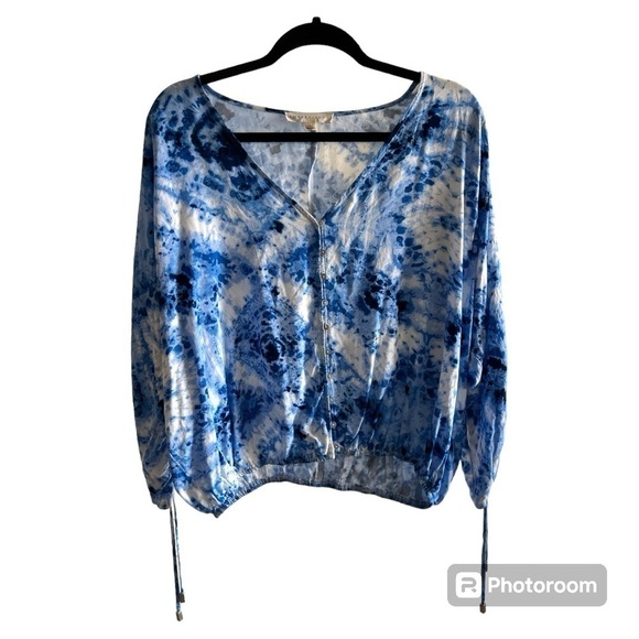lovestitch Tops - LOVESTITCH Claudia boho tie-dye top women’s size Large